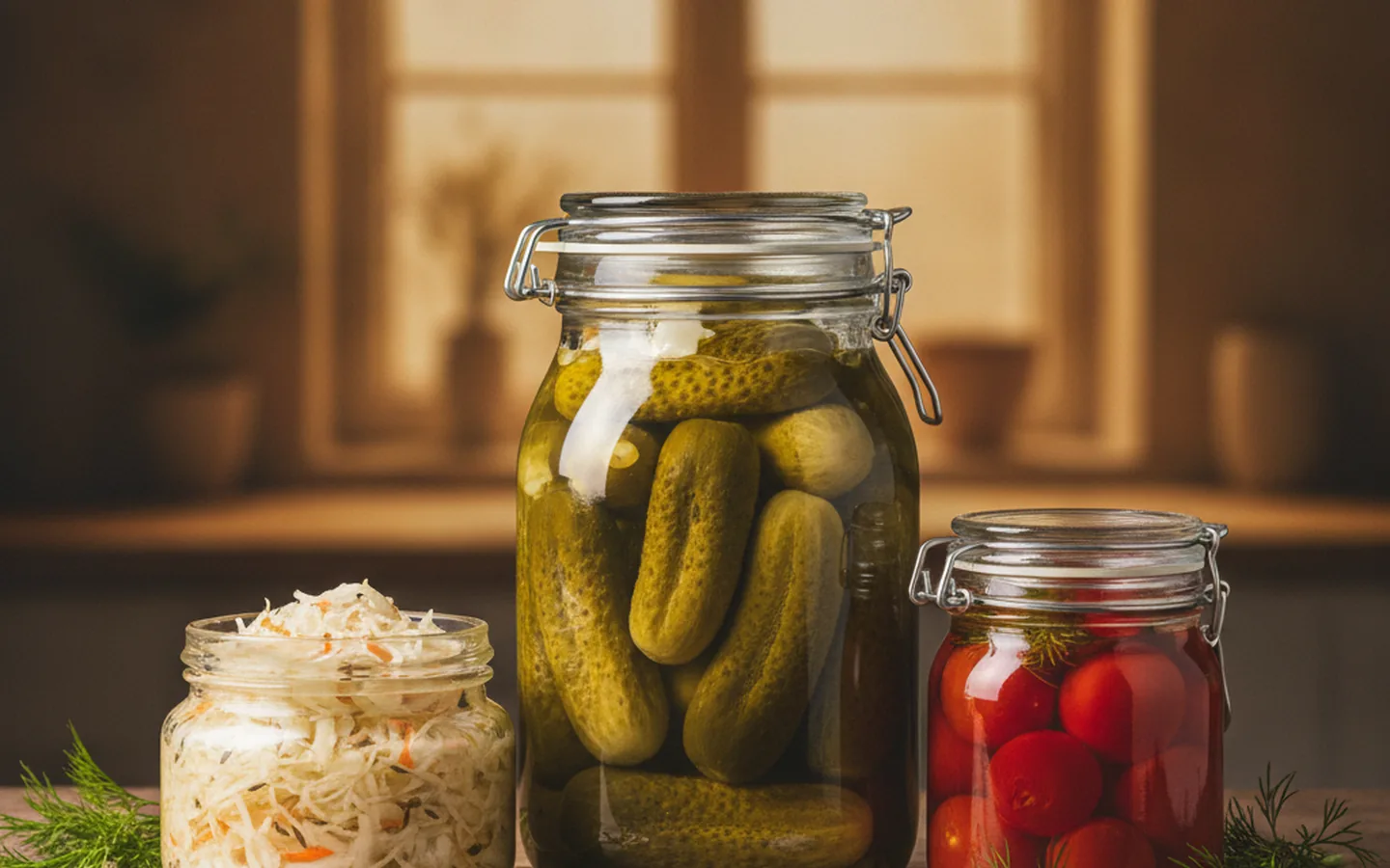 Safe Home Preserving: Fermenting, Pickling and Storing Jars