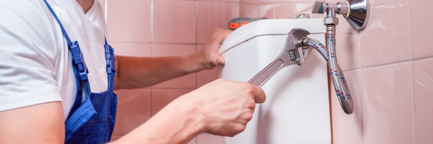 leaking toilet pipe