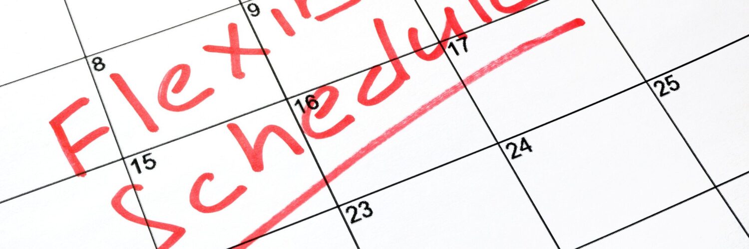 packed schedule
