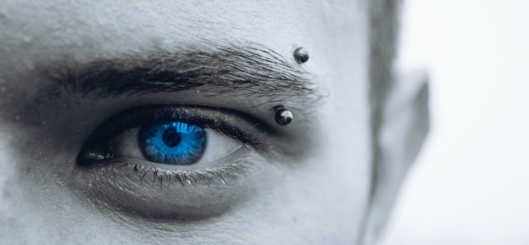 double eyebrow piercing