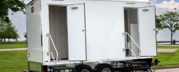 luxury restroom trailer