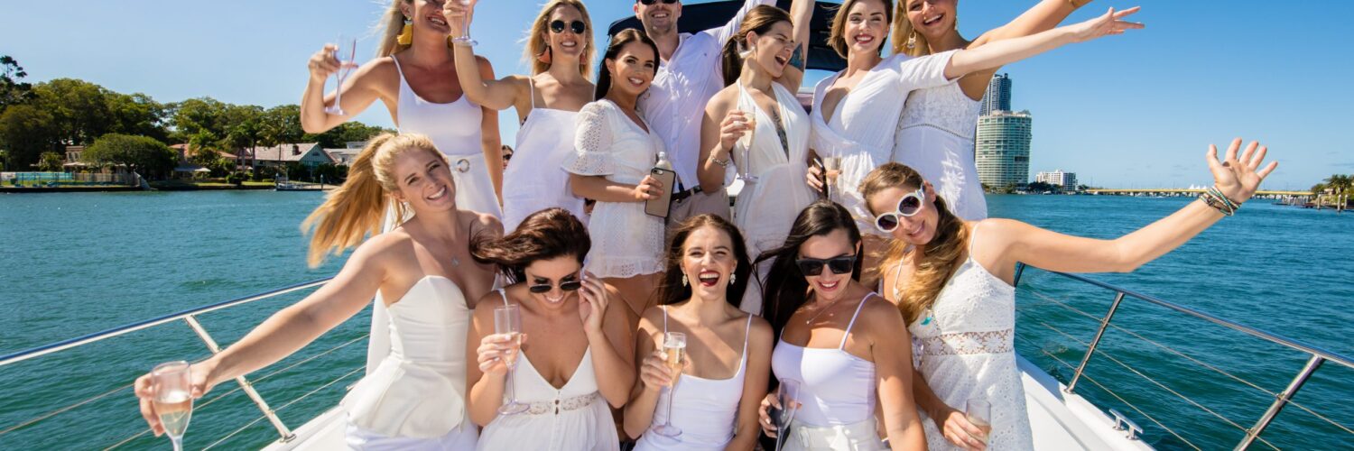 yacht bachelorette party